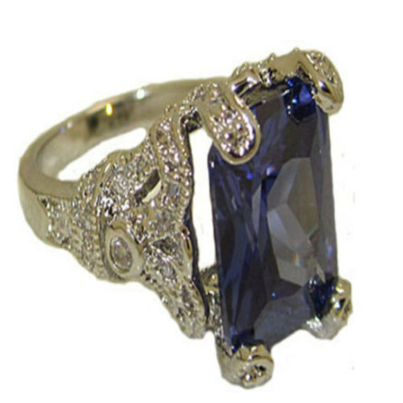 NWT ring desperate housewives tanzanite cz gold - Picture 4 of 4